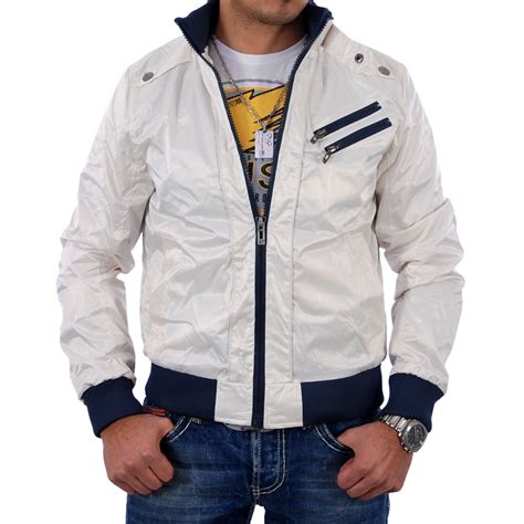 Herren Weiß Windbreakers (1) 